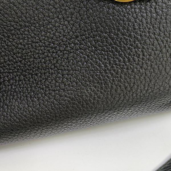 Vitello Phenix Camera Bag Saffiano Calfskin Black