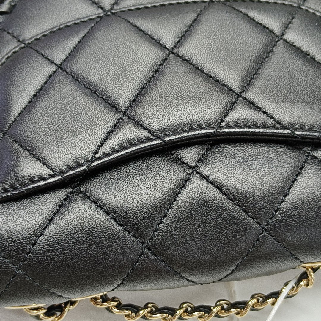 Quilted Lambskin Black