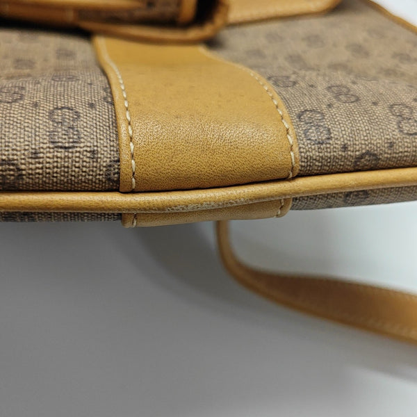 Monogram Coated Canvas Tote Bag Beige