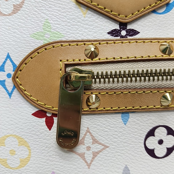 LV × TM ALMA PM Monogram Coated Canvas White