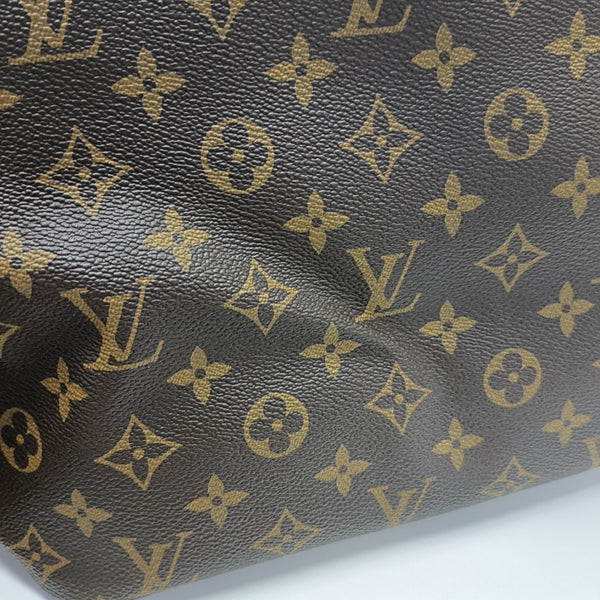NEVERFULL MM Monogram Coated Canvas Brown