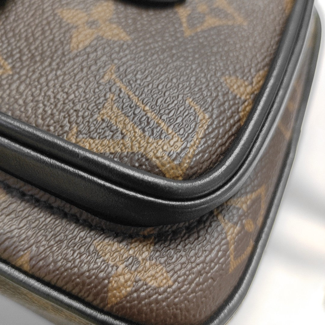 CHRISTOPHER Monogram Coated Canvas Brown