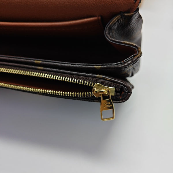 MARCEAU Monogram Coated Canvas Brown