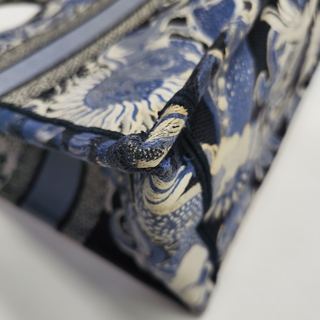 Book Tote Medium Canvas Blue