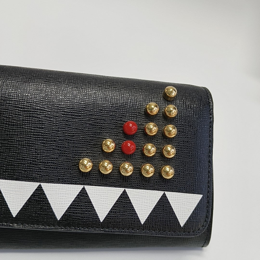 Calfskin Shoulder Bag Black
