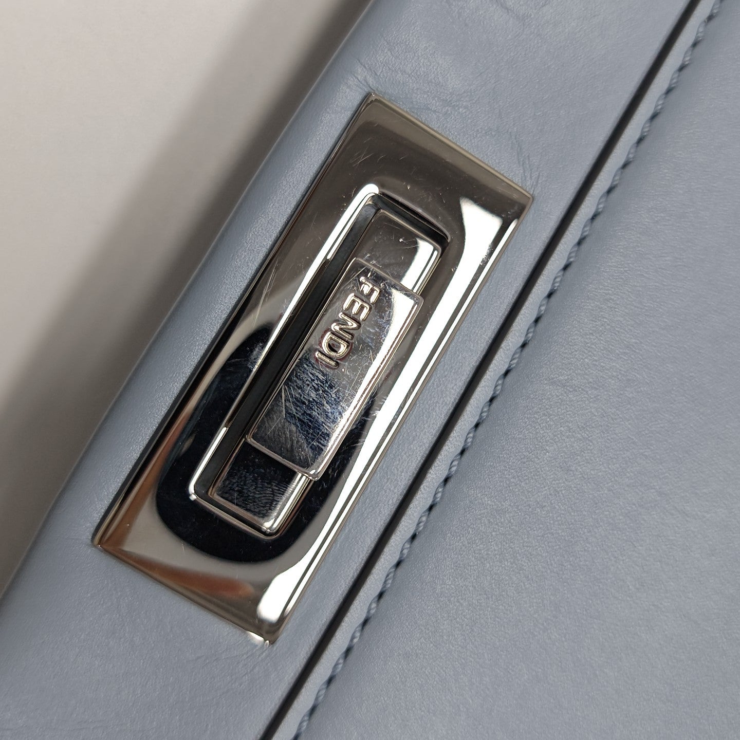 Peekaboo Medium Calfskin Blue