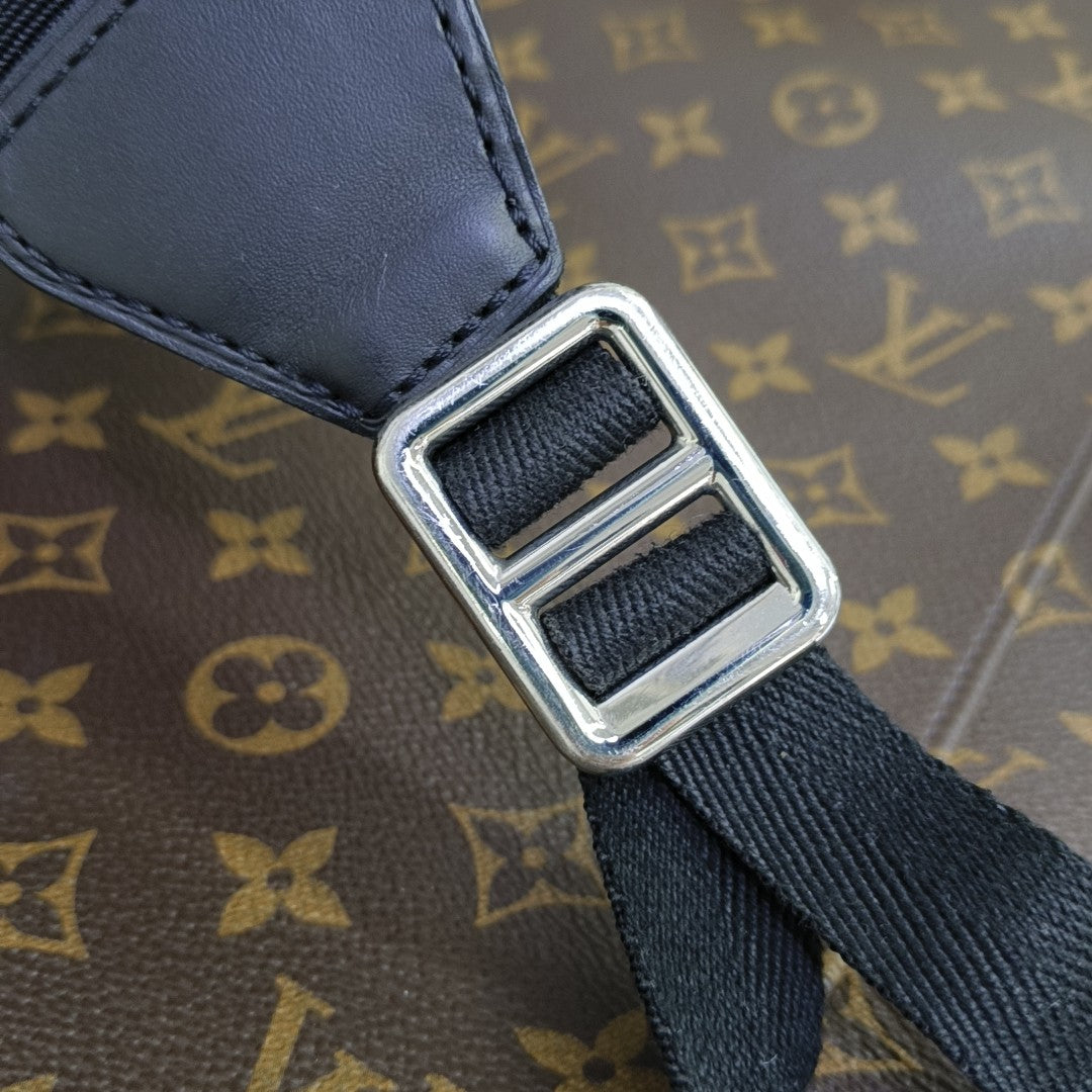 CHRISTOPHER MM Monogram Coated Canvas Brown