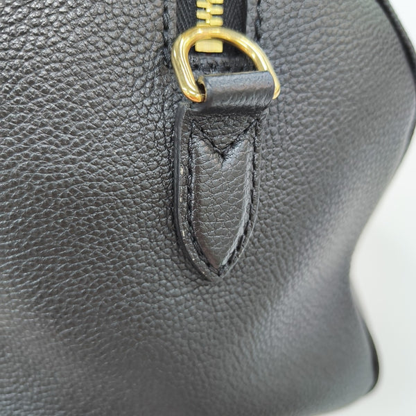 SPEEDY 25 Monogram Calfskin Black