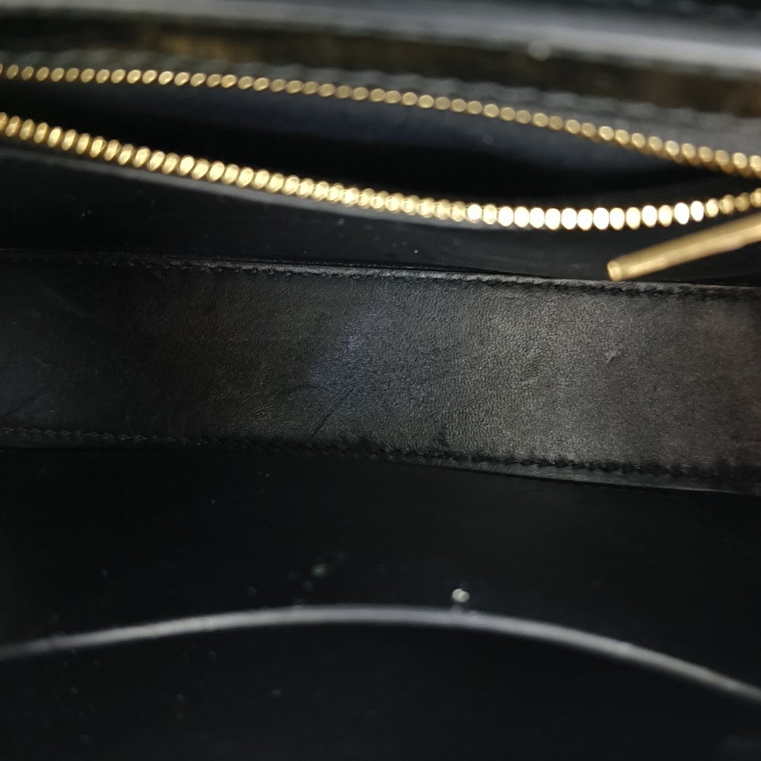 Sharp Calfskin Black