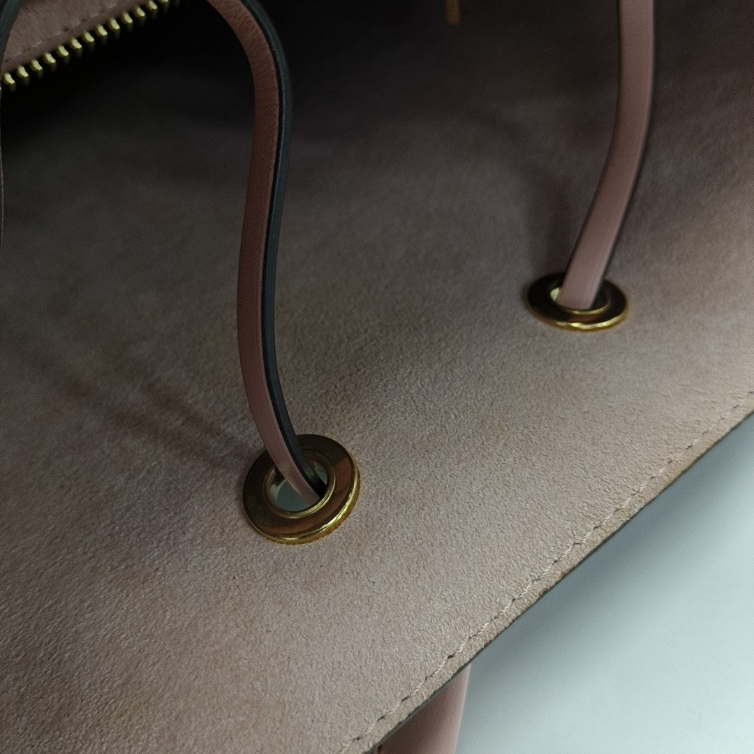 NÉONOÉ MM Monogram Coated Canvas Brown
