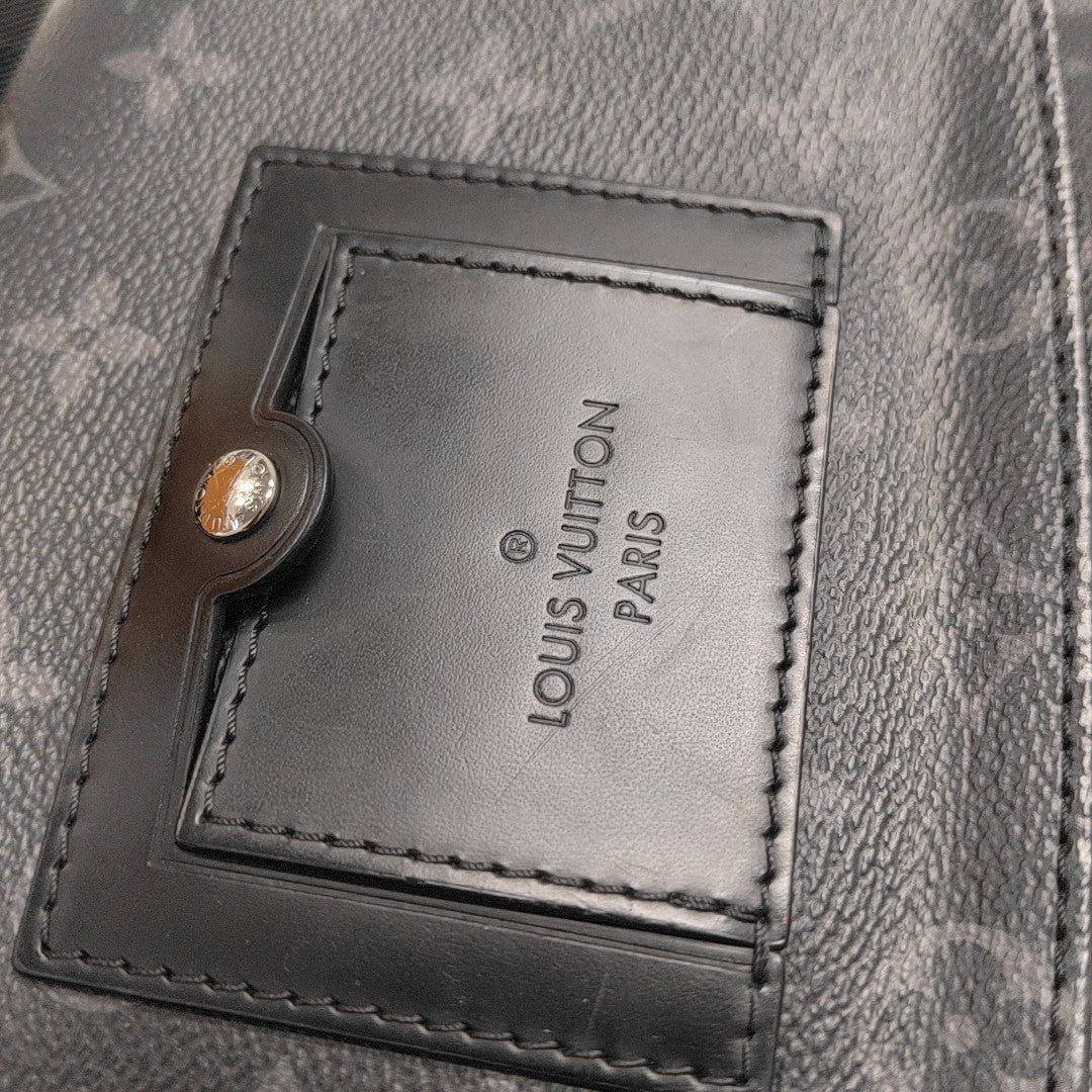 VOYAGER PM Monogram Coated Canvas Black