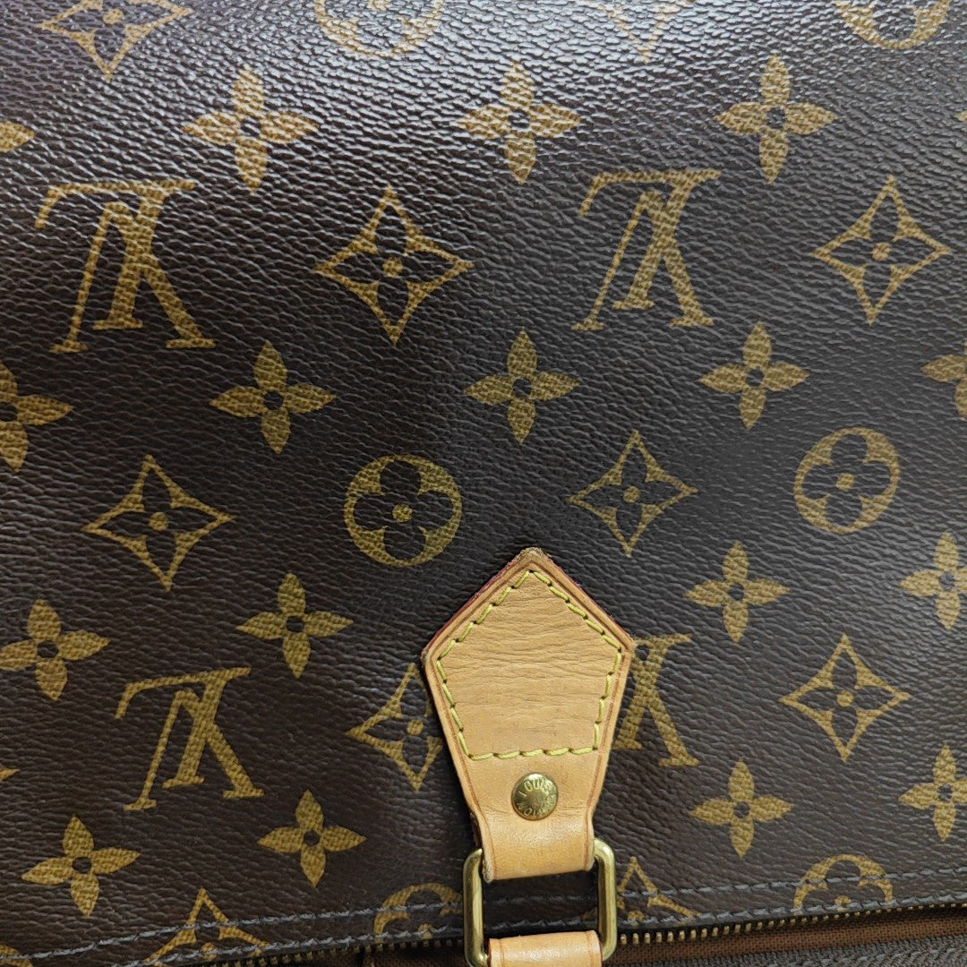 SPEEDY 35 Monogram Coated Canvas Brown