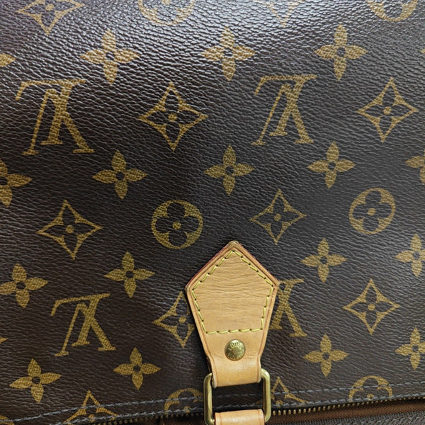 SPEEDY 35 Monogram Coated Canvas Brown