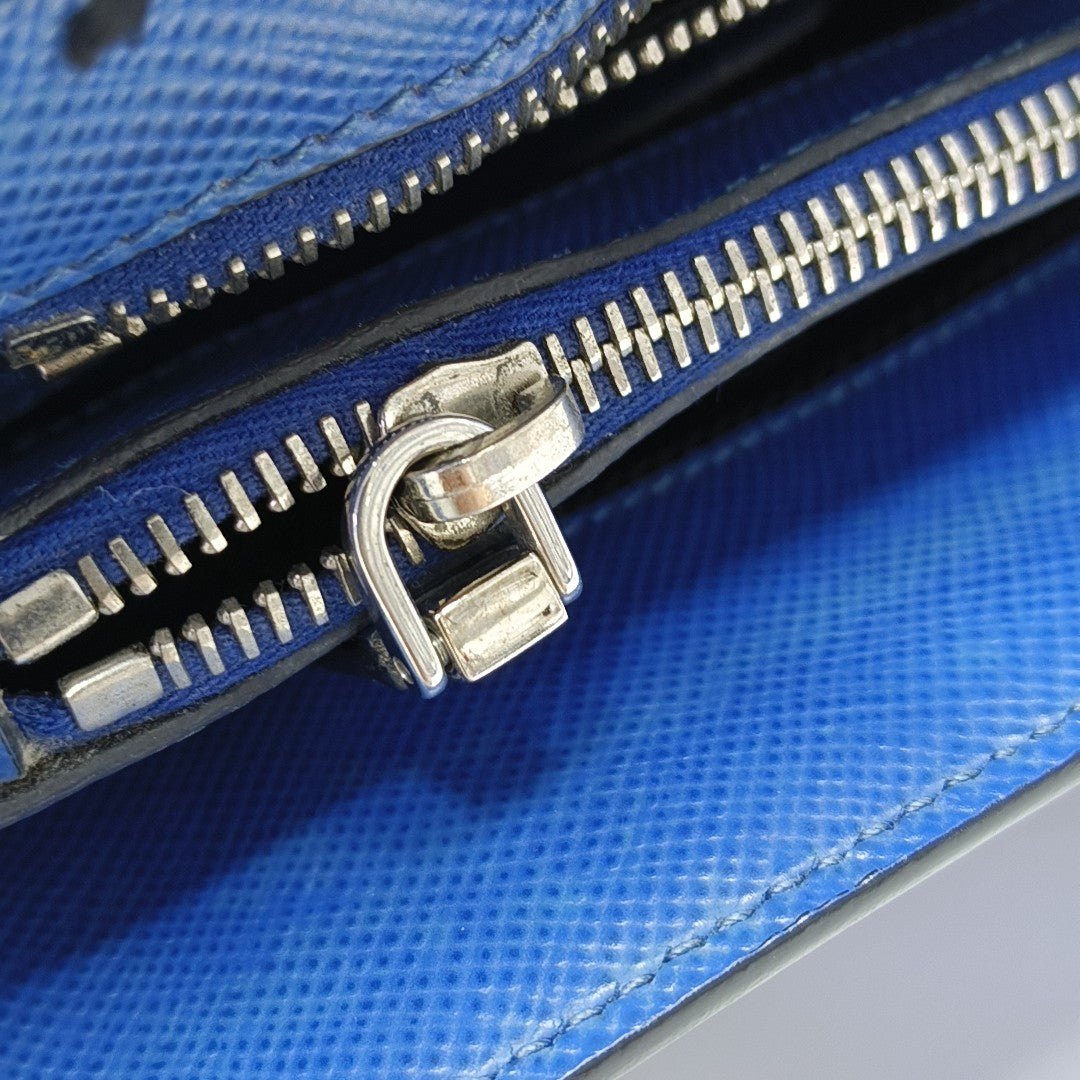 Saffiano Calfskin Tote Bag Blue