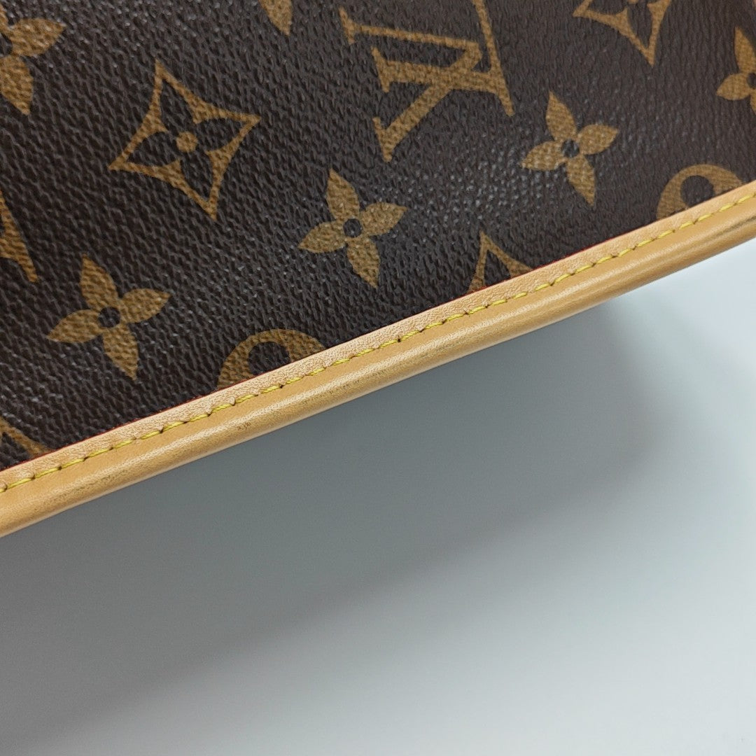 DIANE Monogram Coated Canvas Brown