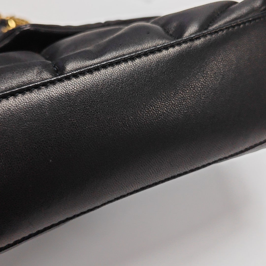 PUFFER Quilted Lambskin Black