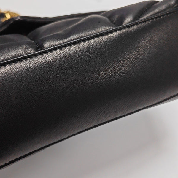 PUFFER Quilted Lambskin Black