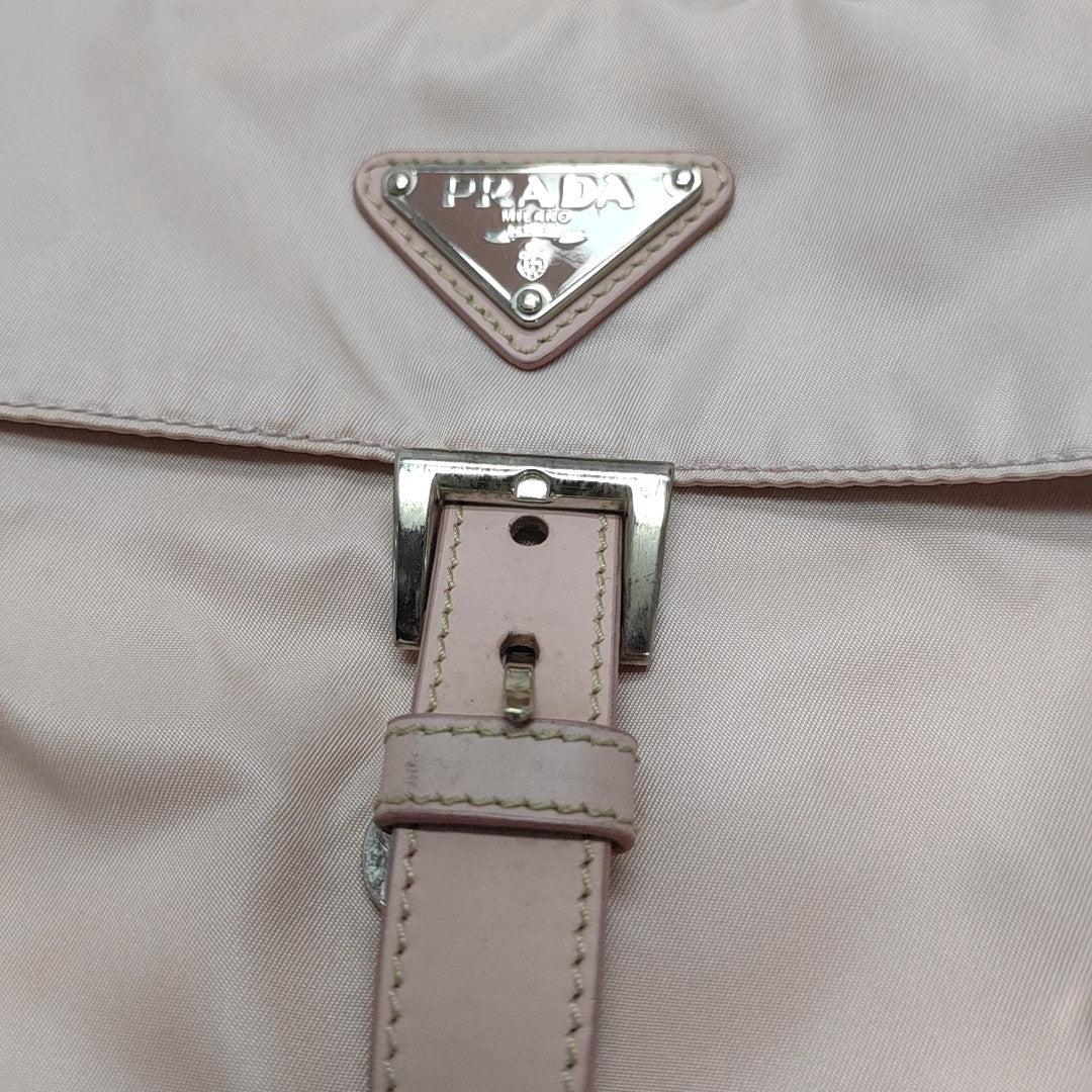 Nylon Shoulder Bag Pink
