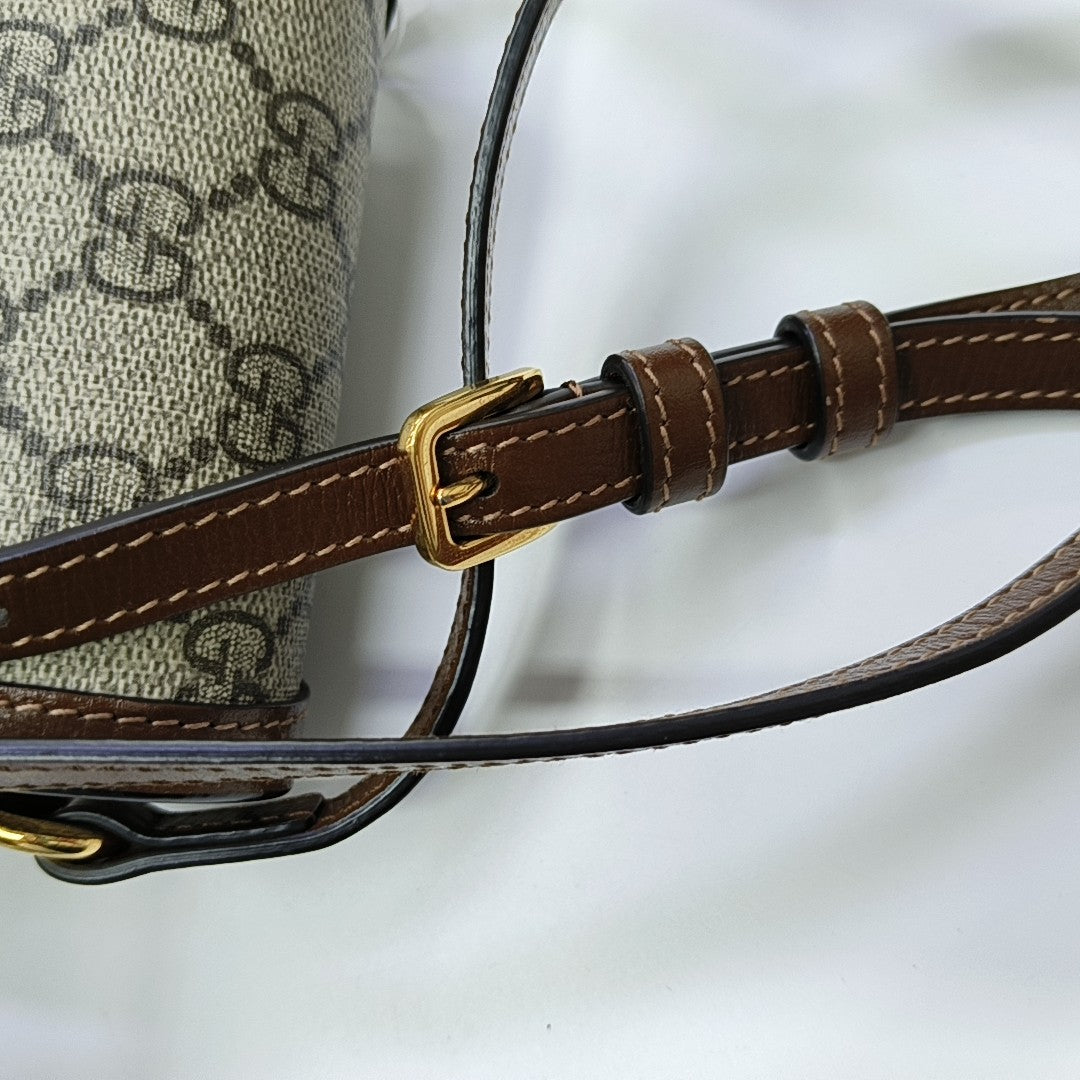 Horsebit 1955 Mini Coated Canvas Beige
