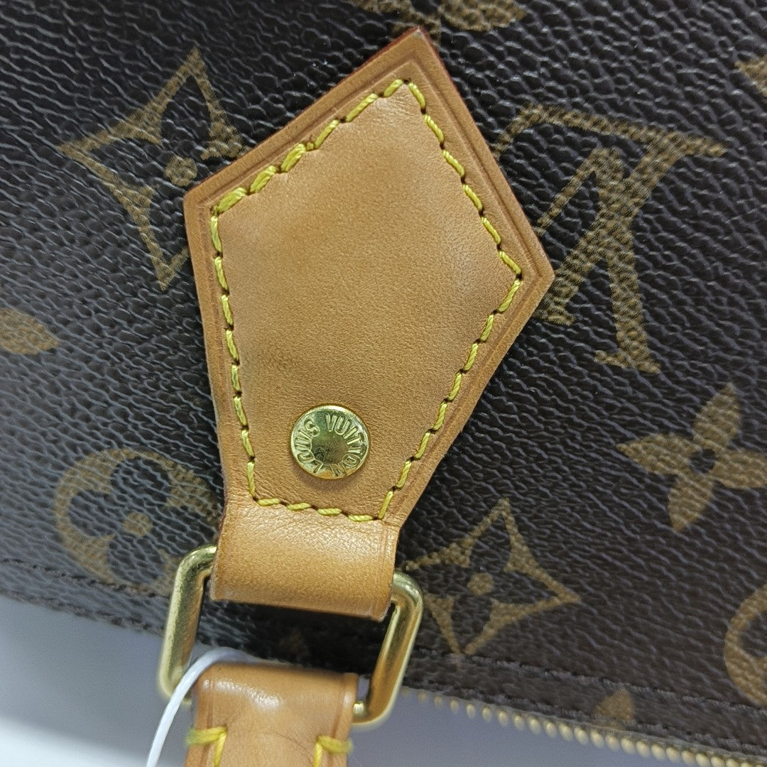 SPEEDY 30 Monogram Coated Canvas Brown