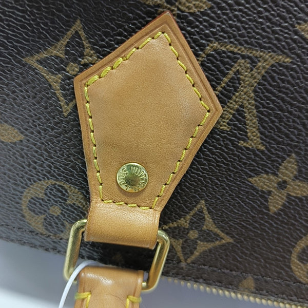 SPEEDY 30 Monogram Coated Canvas Brown