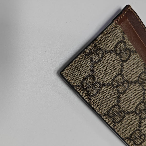 Monogram Coated Canvas Card Holder Brown