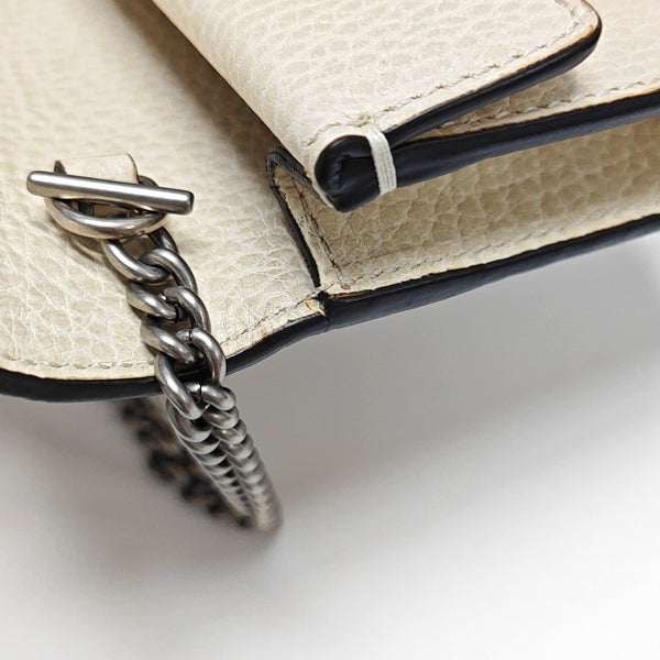 Dionysus Super Mini Calfskin White