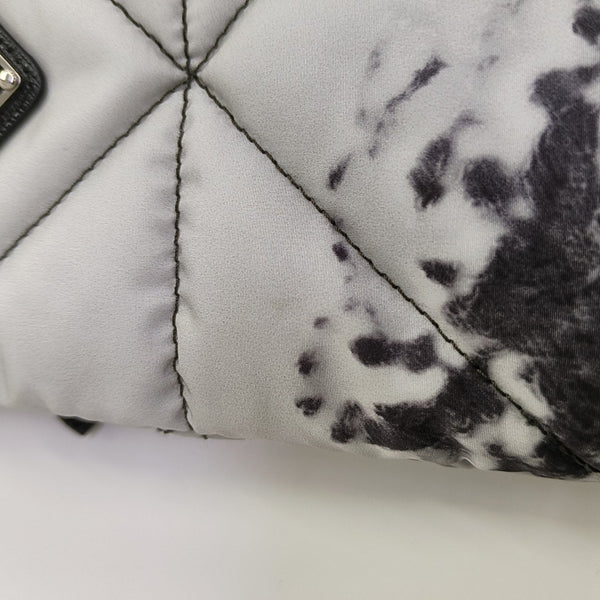 Nylon Top Handle Bag Gray