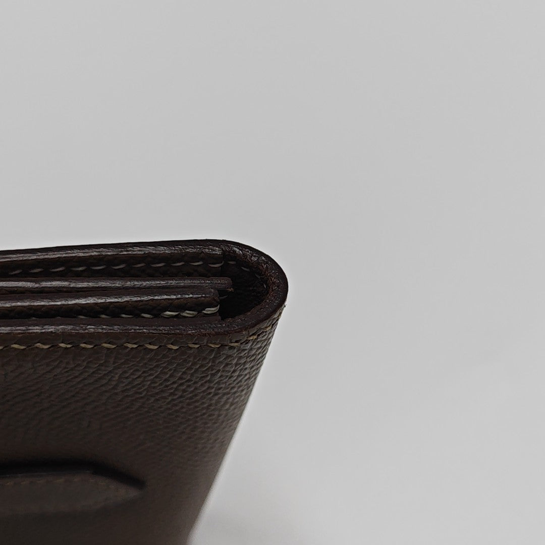 Bearn Mini Epsom Gray Card Holder