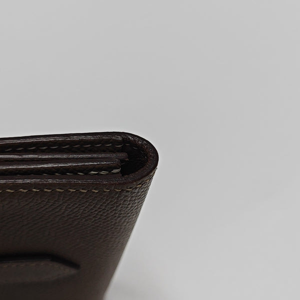 Bearn Mini Epsom Gray Card Holder