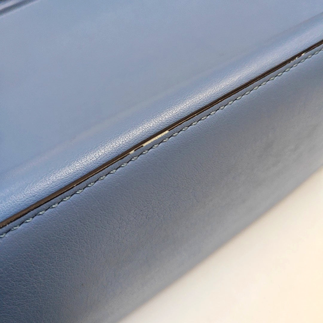 2 Jours Small Calfskin Blue