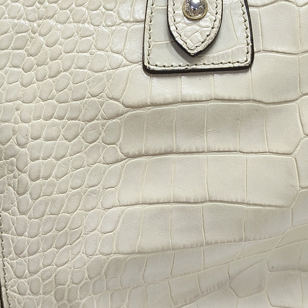Calfskin Top Handle Bag Yellow