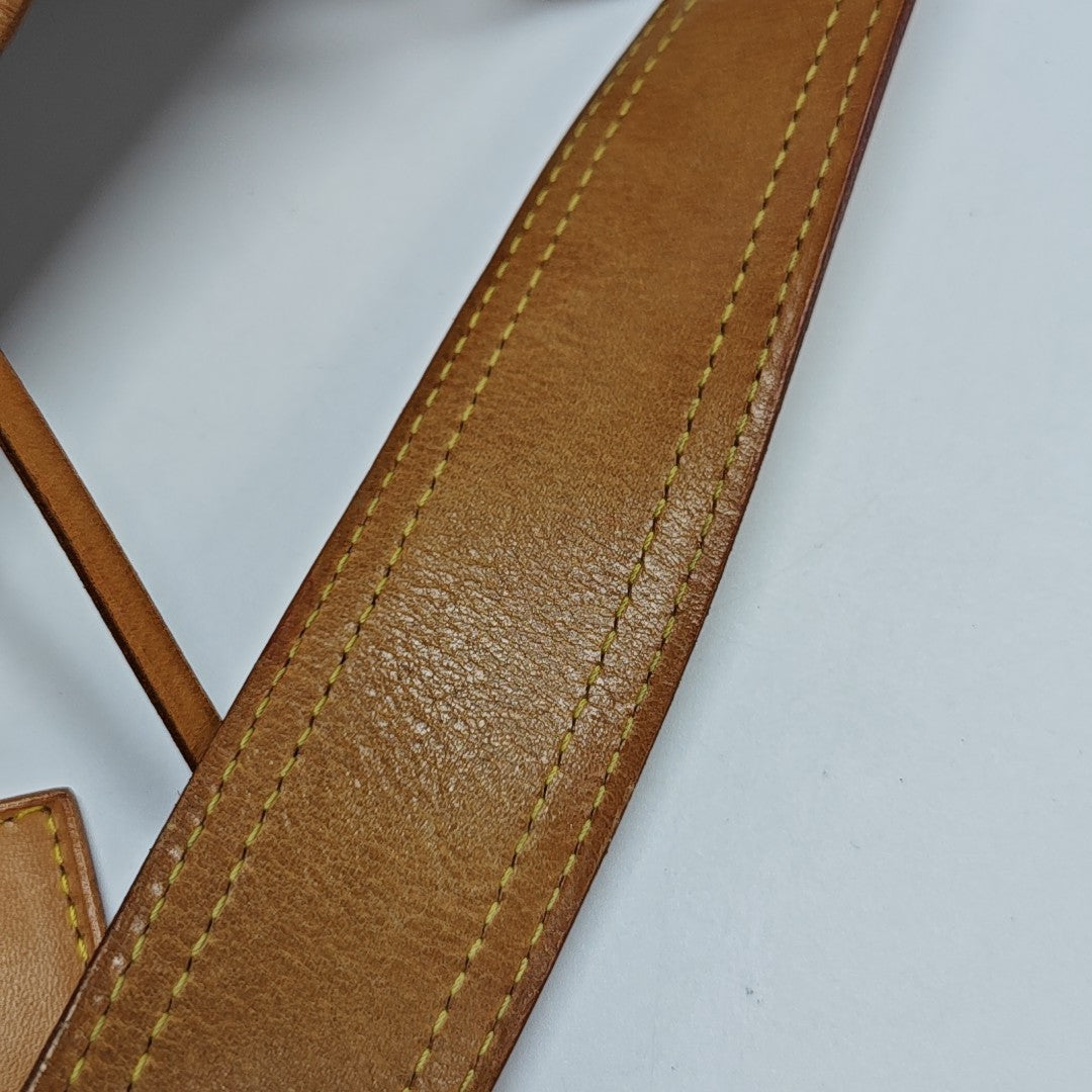 NÉONOÉ MM Monogram Coated Canvas White