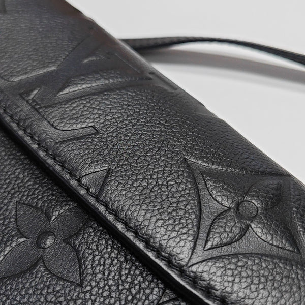 IVY Monogram Calfskin Black