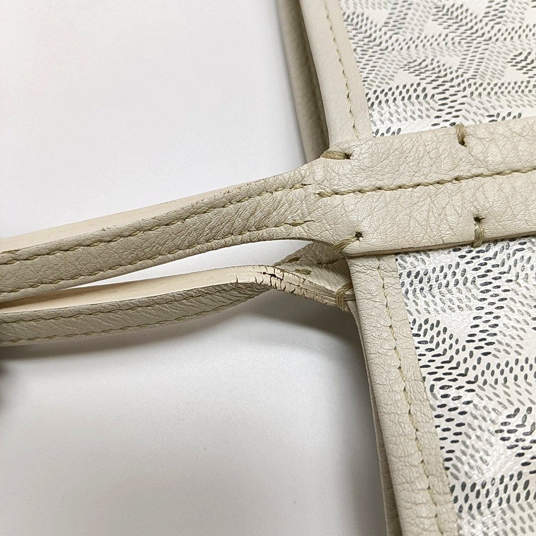 Anjou Mini Coated Canvas White