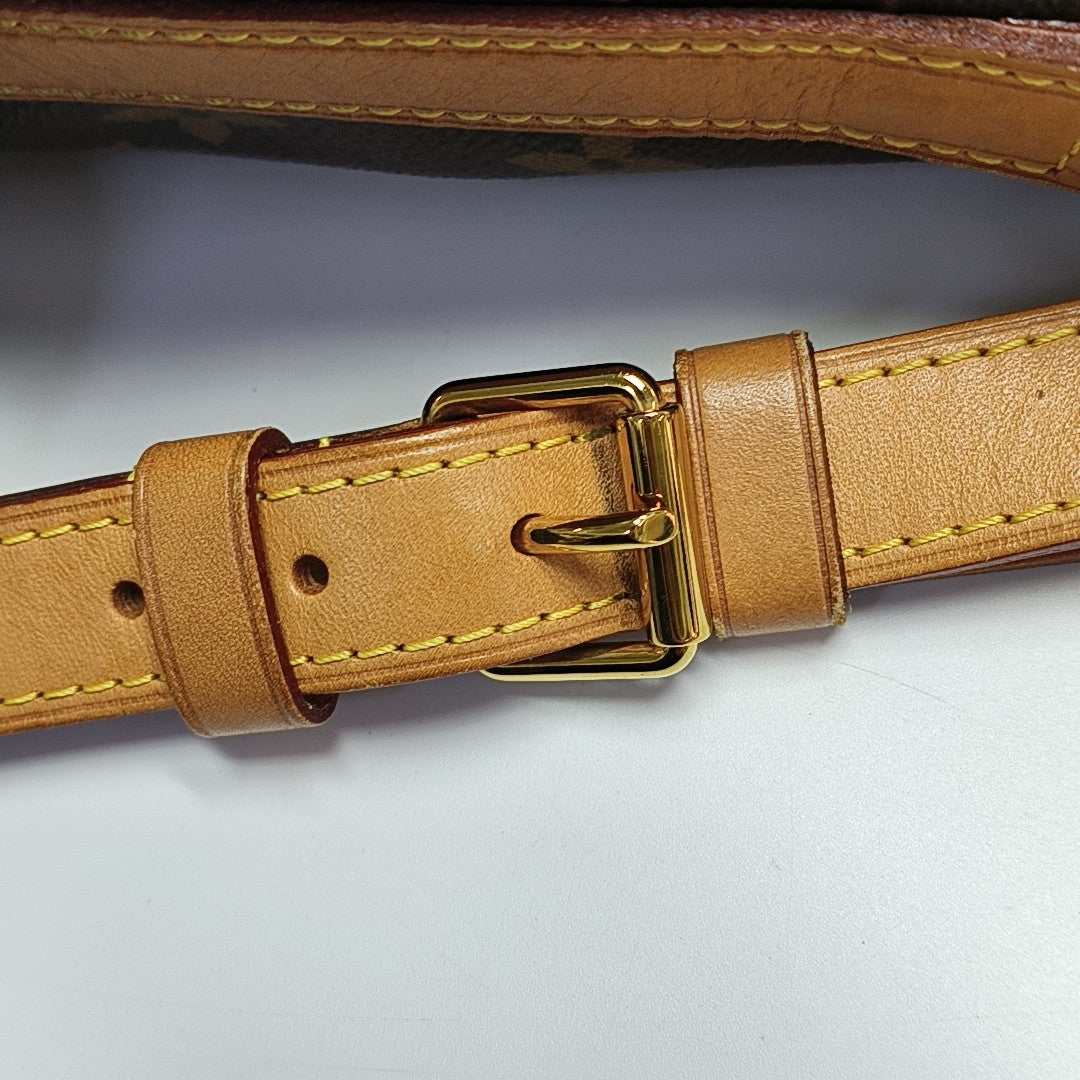 NOÉ BB Monogram Coated Canvas Brown