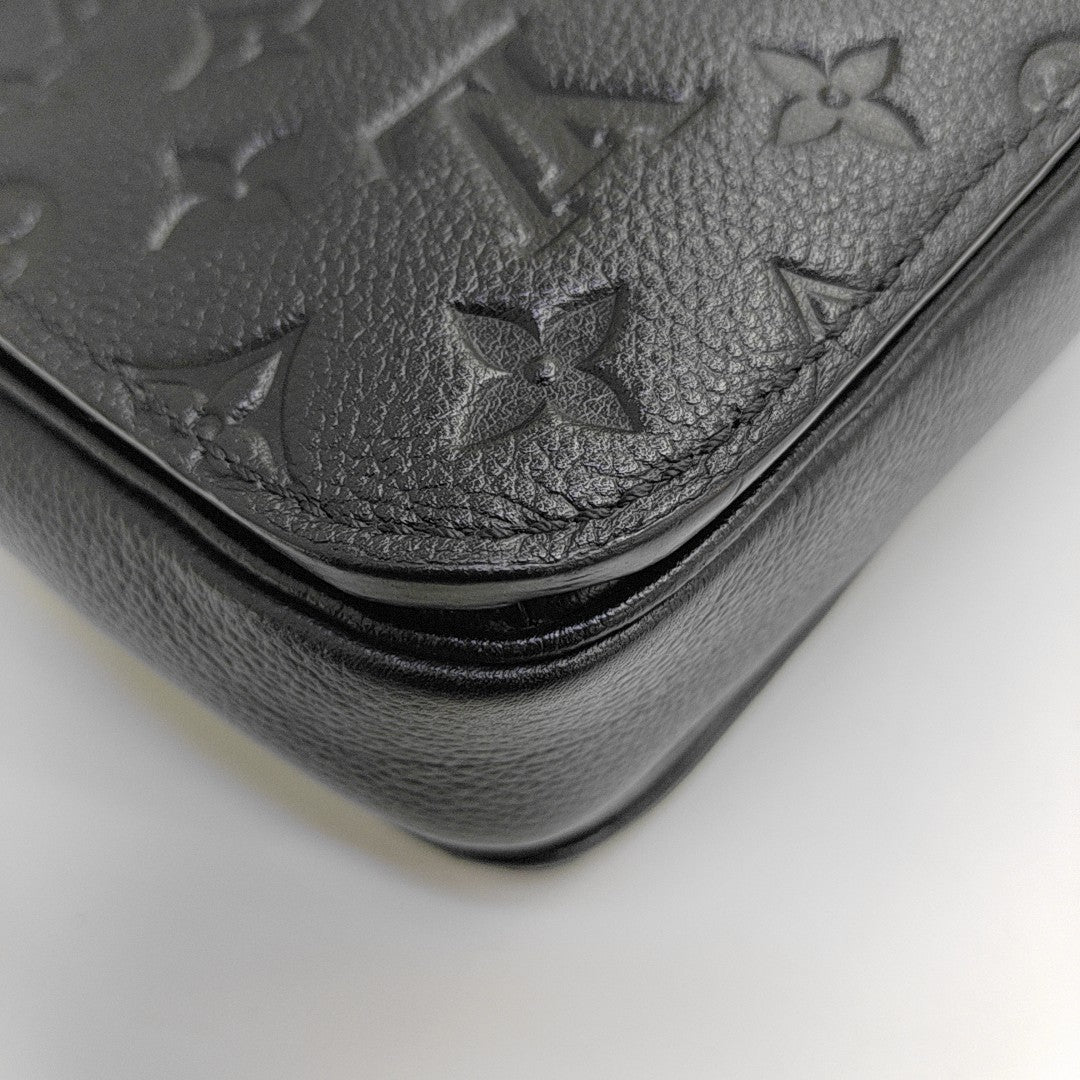 MÉTIS MM Monogram Calfskin Black