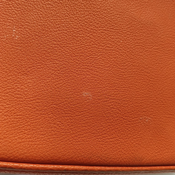 Calfskin Shoulder Bag Orange