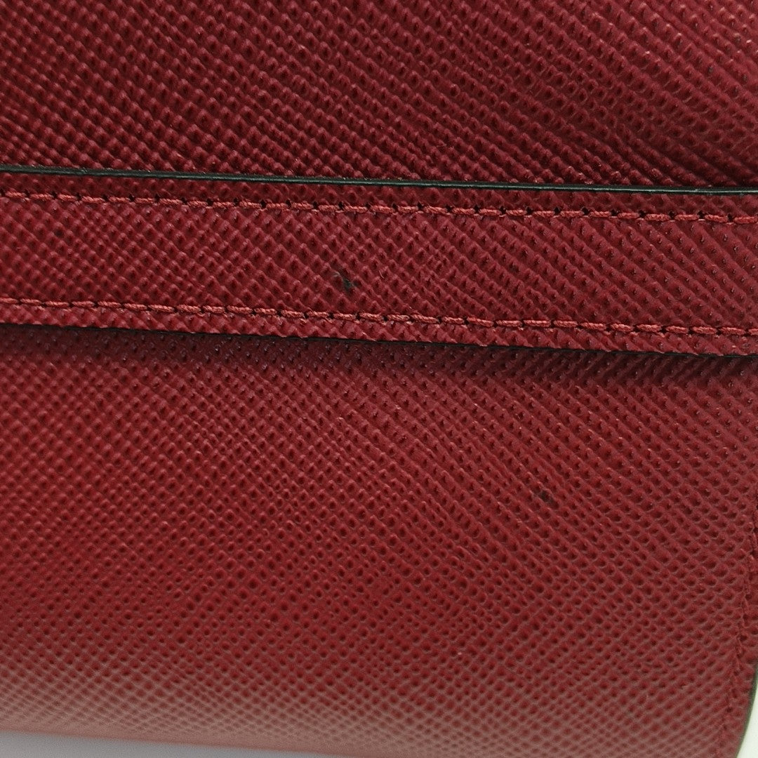 Monochrome Saffiano Calfskin Red