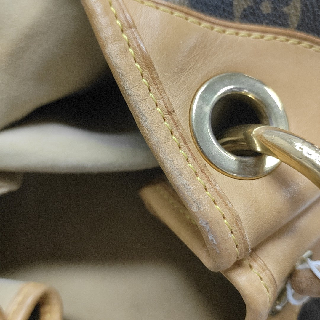 GALLIERA GM Monogram Coated Canvas Brown
