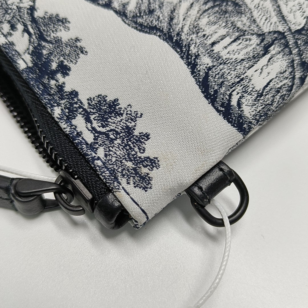 Diortravel Large Fabric Blue