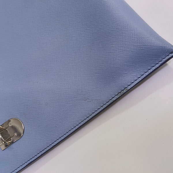 Calfskin Clutch Blue