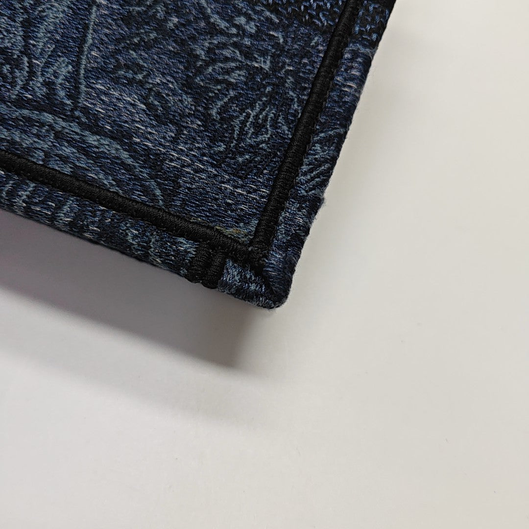 Authenticated pre-owned  Book Tote Mini Canvas Blue - Tote Bag at Looply