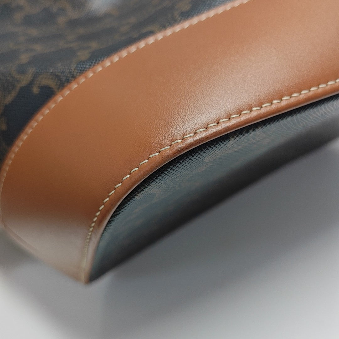 TRIOMPHE CANVAS Medium Coated Canvas Brown