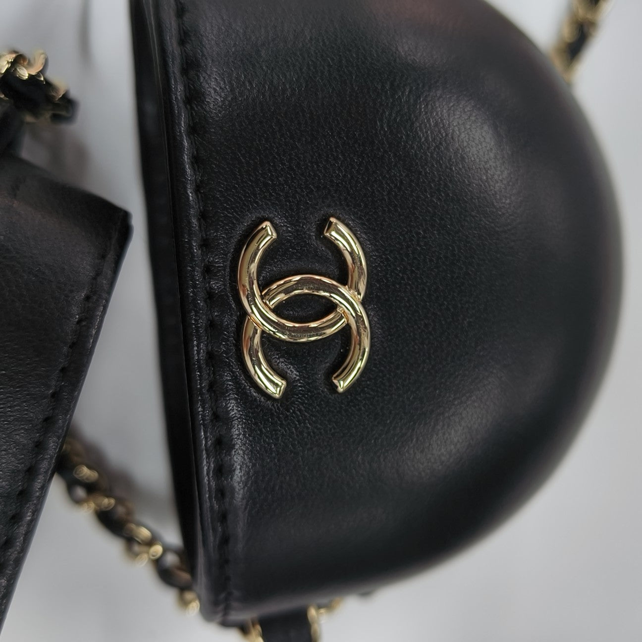 Lambskin Shoulder Bag Black