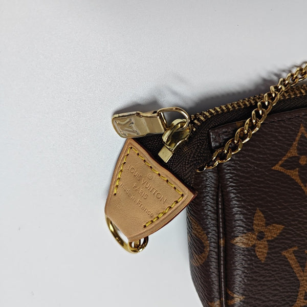 ACCESSOIRES Mini Monogram Coated Canvas Brown