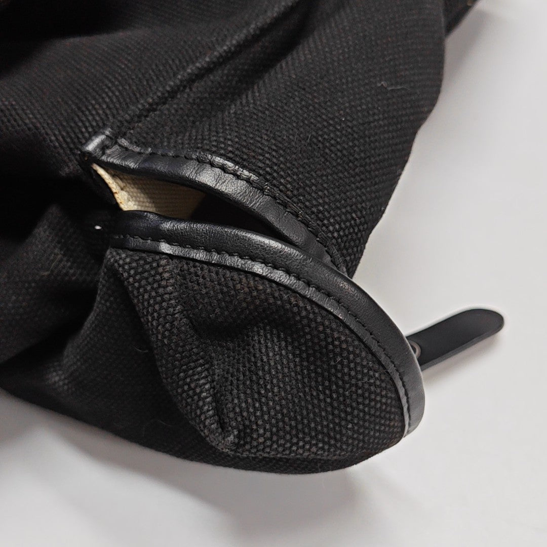The Rucksack Canvas Black