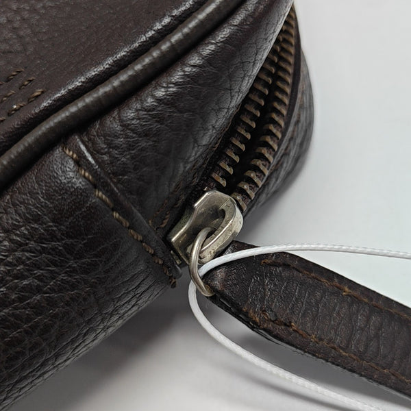 Leather Clutch Brown