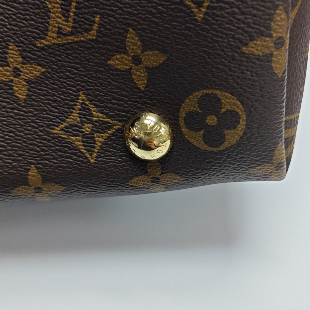 CARRYALL PM Monogram Coated Canvas Brown
