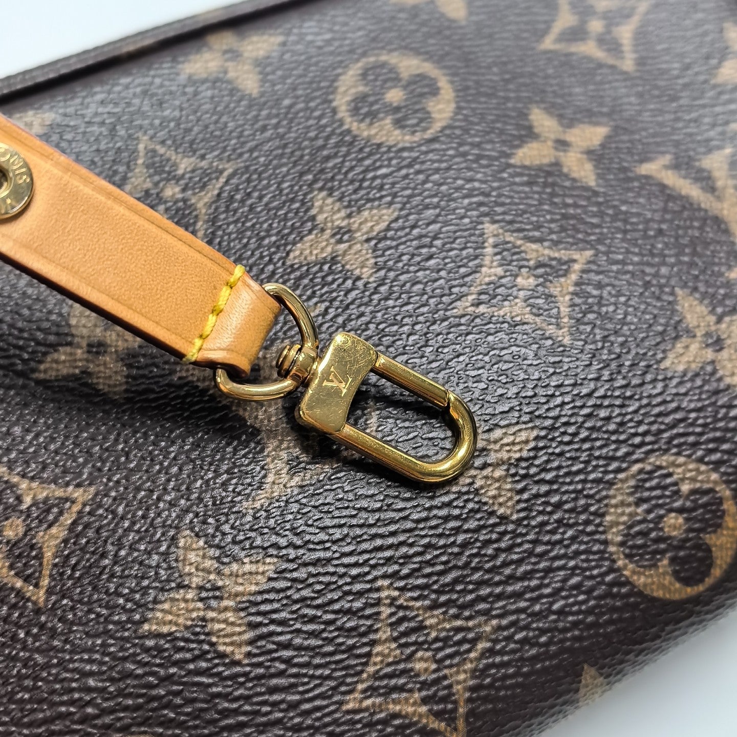 IVY Monogram Coated Canvas Brown